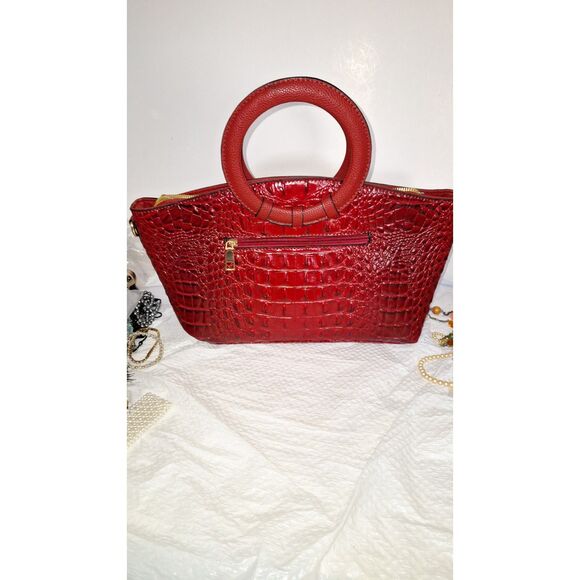 A Women's Faux Alligator Handbag Crossbody Purse Office Siren Professional - Picture 9 of 10